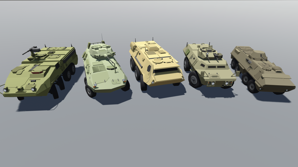 Stylized Military Vehicles Pack